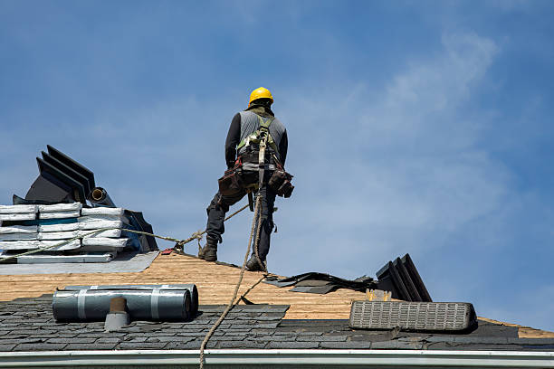 Professional Gutter Installation technician working in West Middletown, PA